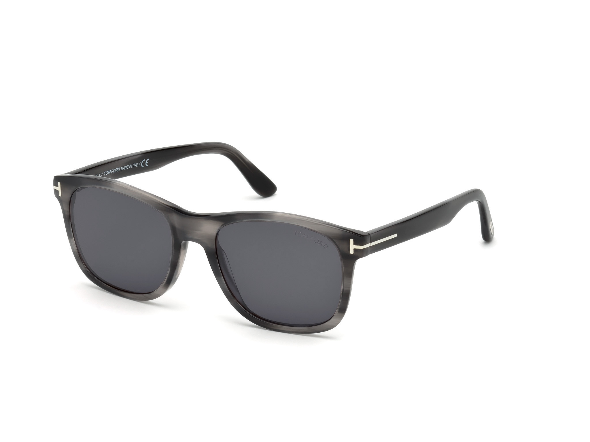 Shiny Striped Grey, Palladium T Logo/ Smoke Lenses