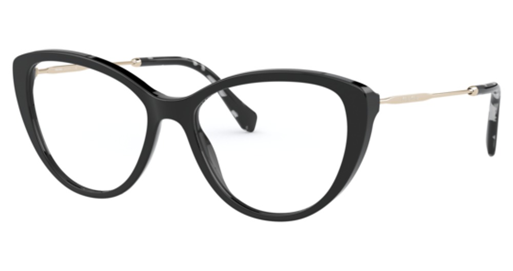 Miu Miu MU 02SV cateye eyeglasses in Black