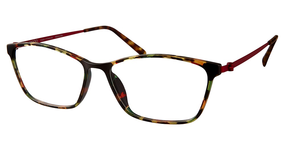 MATTE RED / BROWN TORTOISE