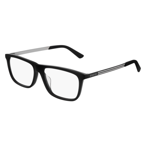 Gucci GG0696OA rectangle eyeglasses in Black