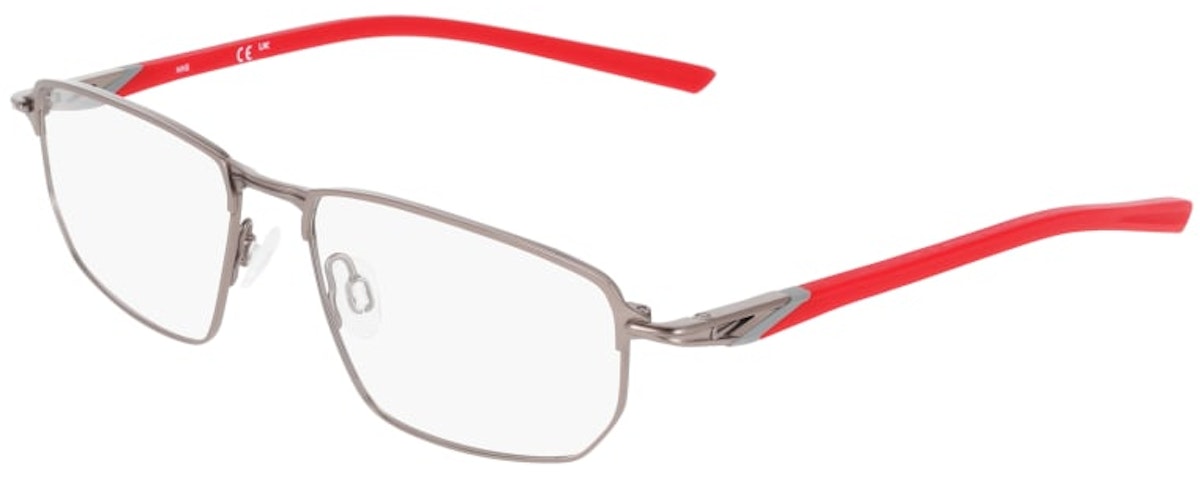 SATIN GUNMETAL/UNIVERSITY RED