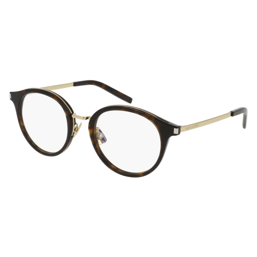 Saint Laurent SL 91 round sunglasses in Gold