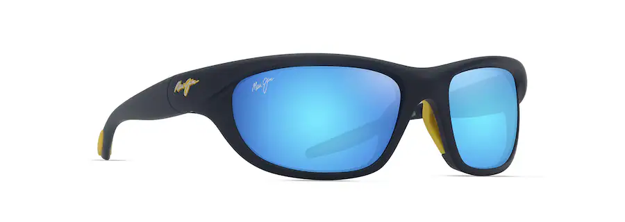 Matte Solid Dark Blue w/ Yellow / Blue Hawaii