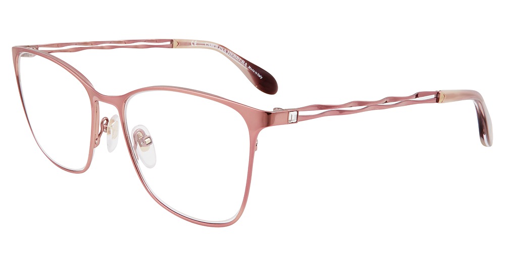 Carolina Herrera VHN048S square eyeglasses in Rose 0 R15