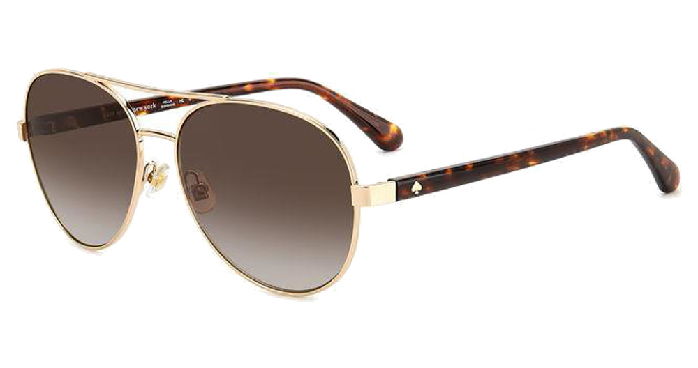 Kate Spade AVERIE/S sunglasses in Gold/Brown Shaded
