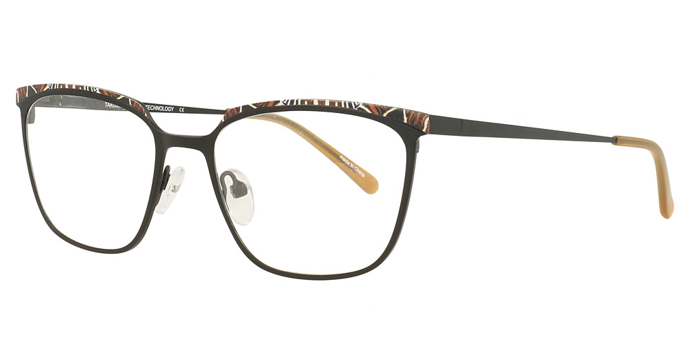 Black & Mix Patterned Browline