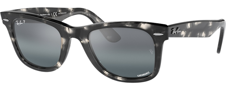 GREY HAVANA / POLAR CLEAR GRADIENT DARK BLUE
