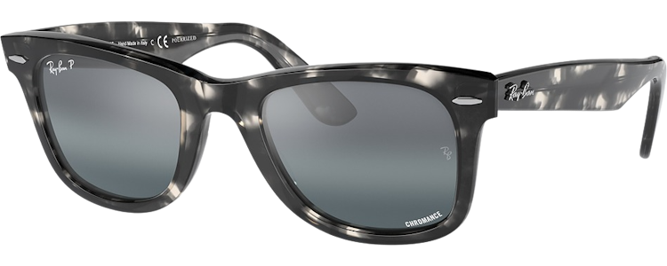 GREY HAVANA / POLAR CLEAR GRADIENT DARK BLUE