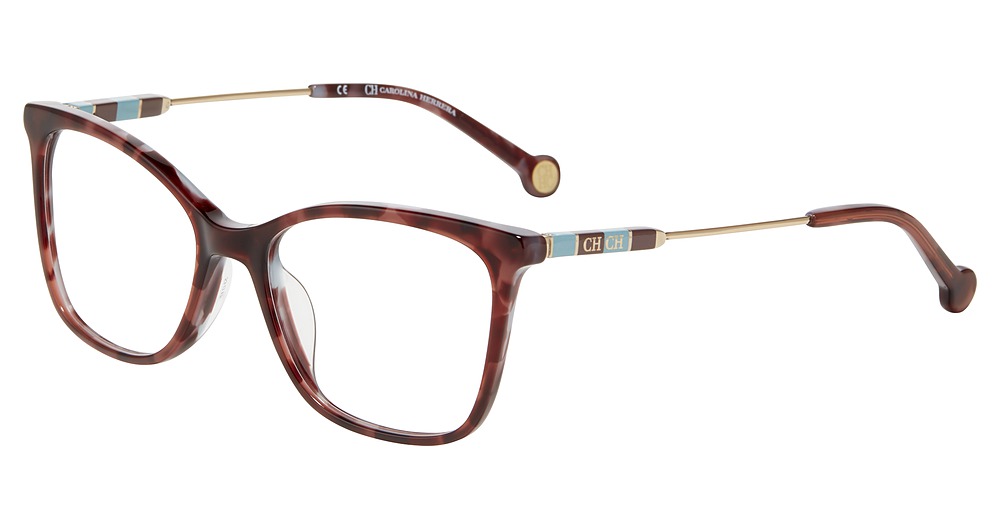 Carolina Herrera VHE846K round eyeglasses in Tortoise 0 Add