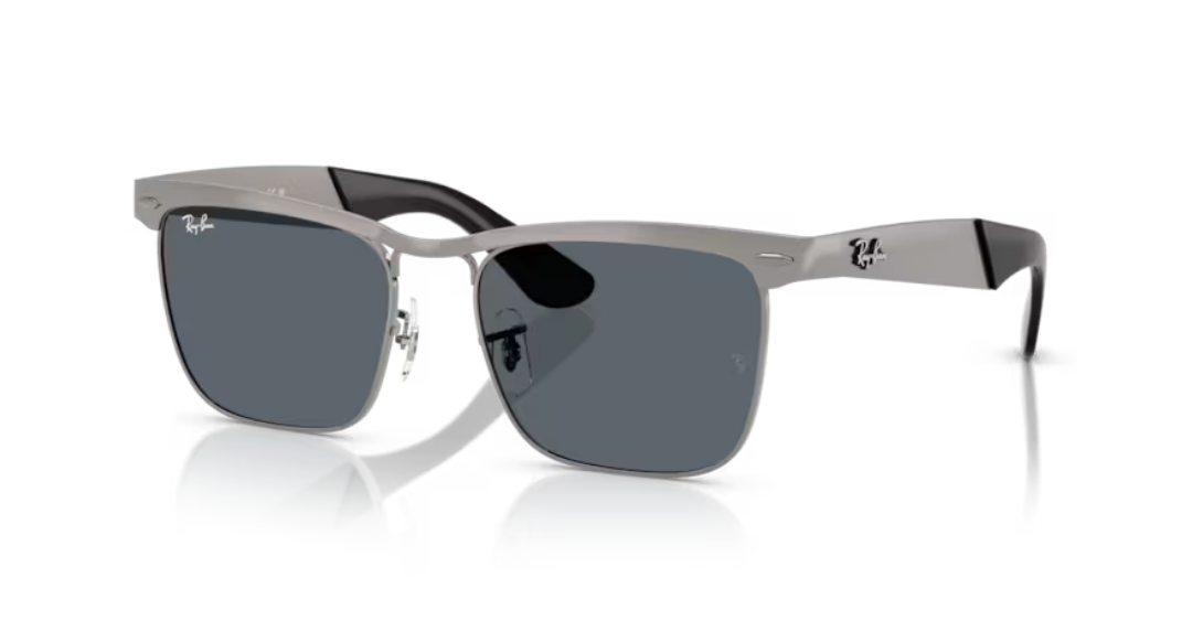 SANDBLASTED GUNMETAL ON / BLUE