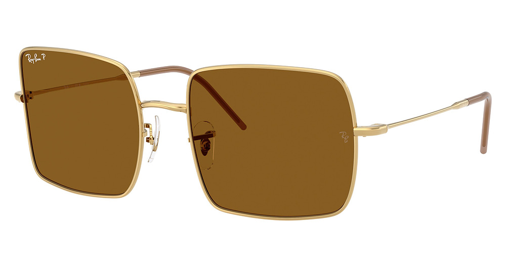 Ray-Ban RBR0104S SQUARE REVERSE square sunglasses in Arista/Dark Brown Polarized