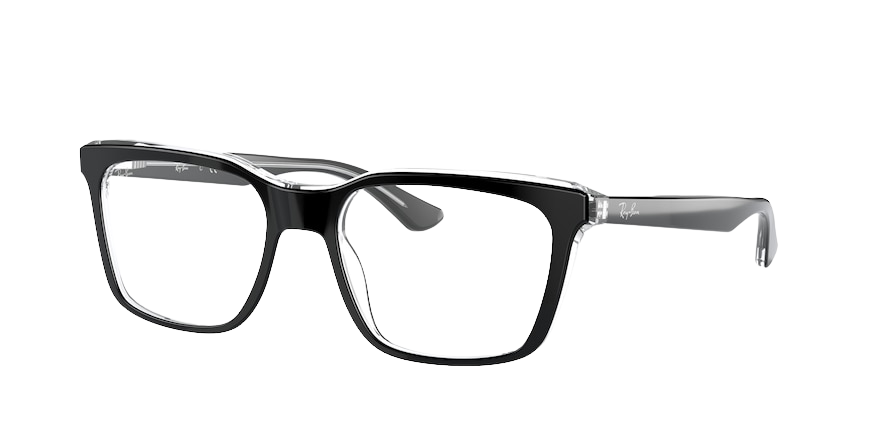 BLACK ON TRANSPARENT