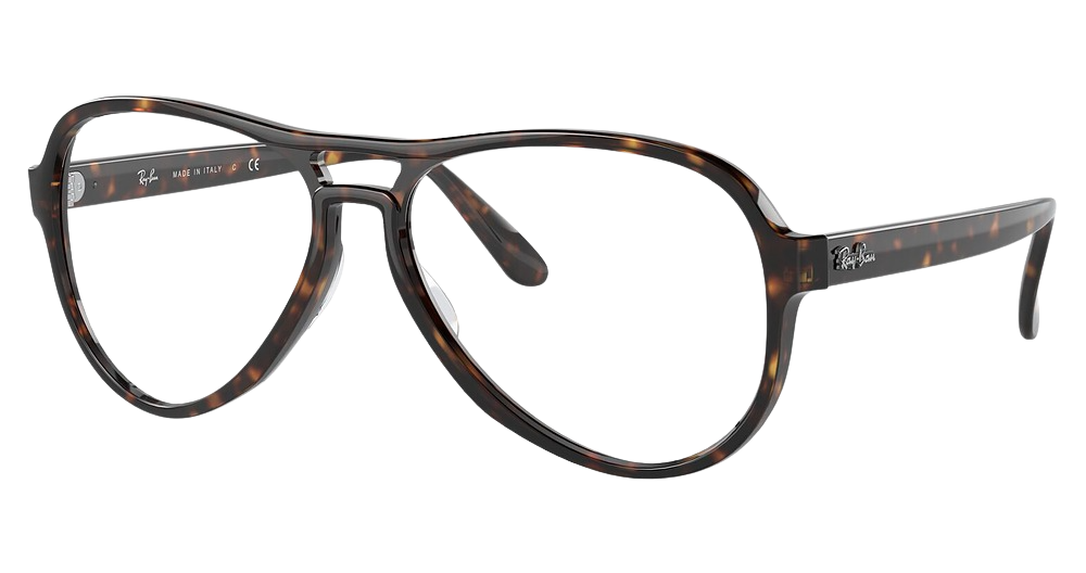Ray-Ban RX4355V aviator eyeglasses in Havana