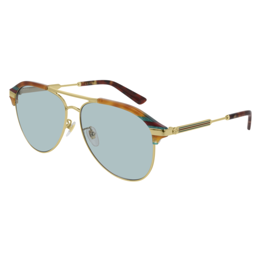 Gucci GG0288SA round eyeglasses in Havana