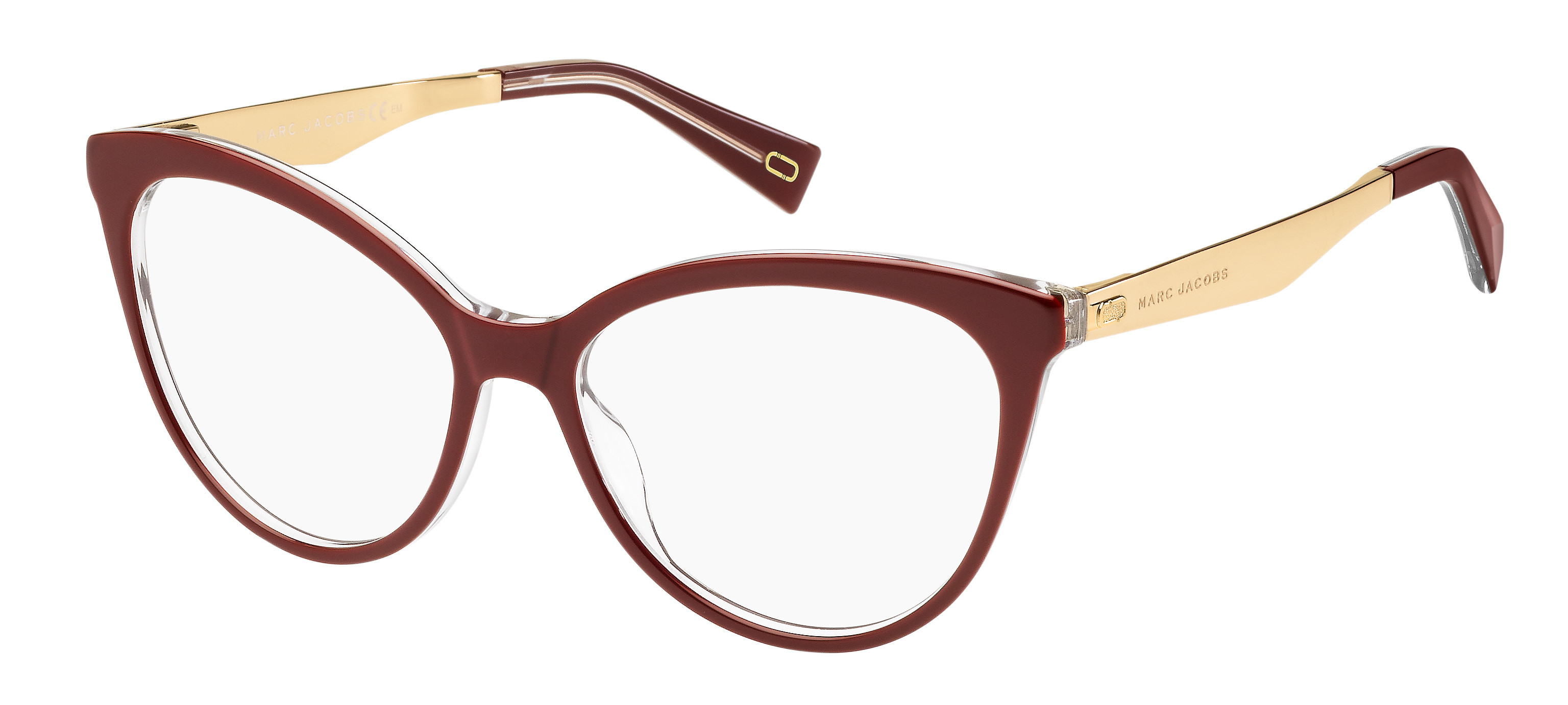 Marc Jacobs Marc 205 cateye eyeglasses in Opal Burgundy