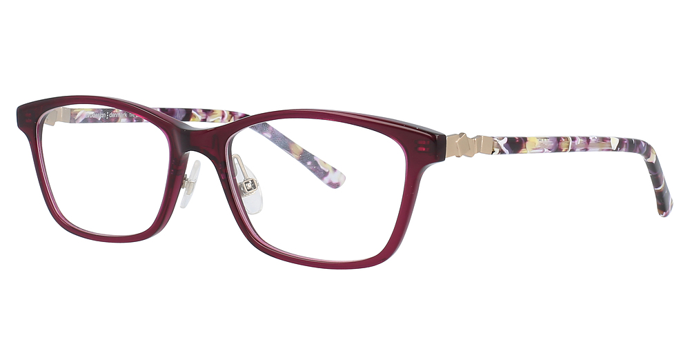 Burgundy medium transparent