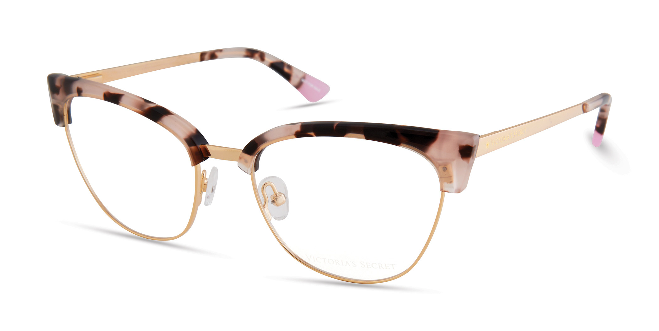 Light Tortoise, Rose Gold Rim W/ Gold Star On Temple