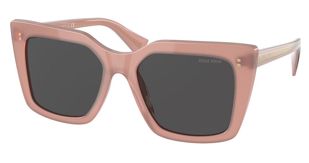 Miu Miu MU 02WSA cateye sunglasses in Pink Opal/Dark Brown