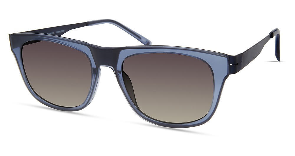 Modo 474 round sunglasses in Light Grey Blue