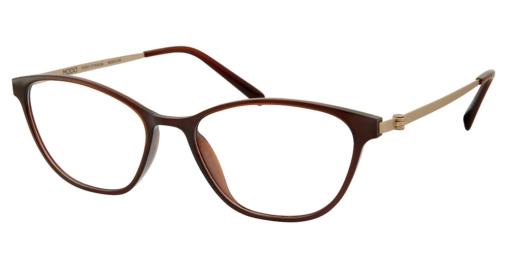 Modo 7014 round eyeglasses in Dark Brown