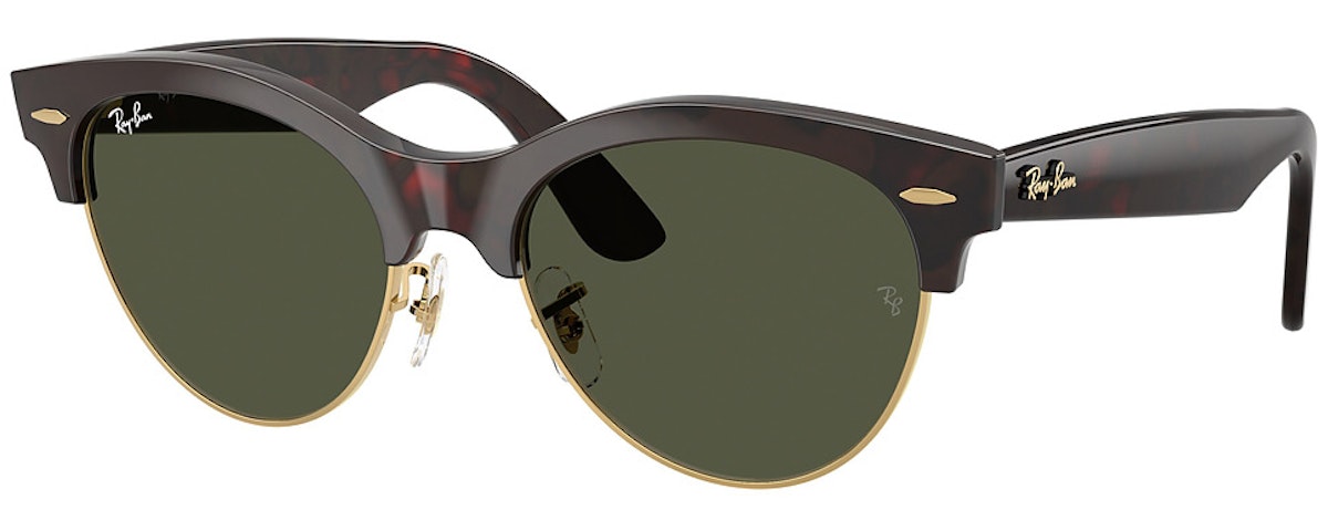 RED HAVANA ON GOLD / GREEN
