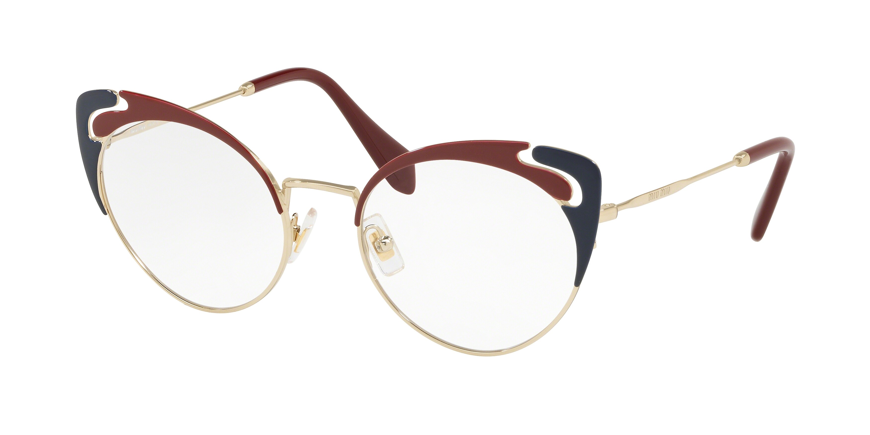 PALE GOLD/GARNET/BLUE