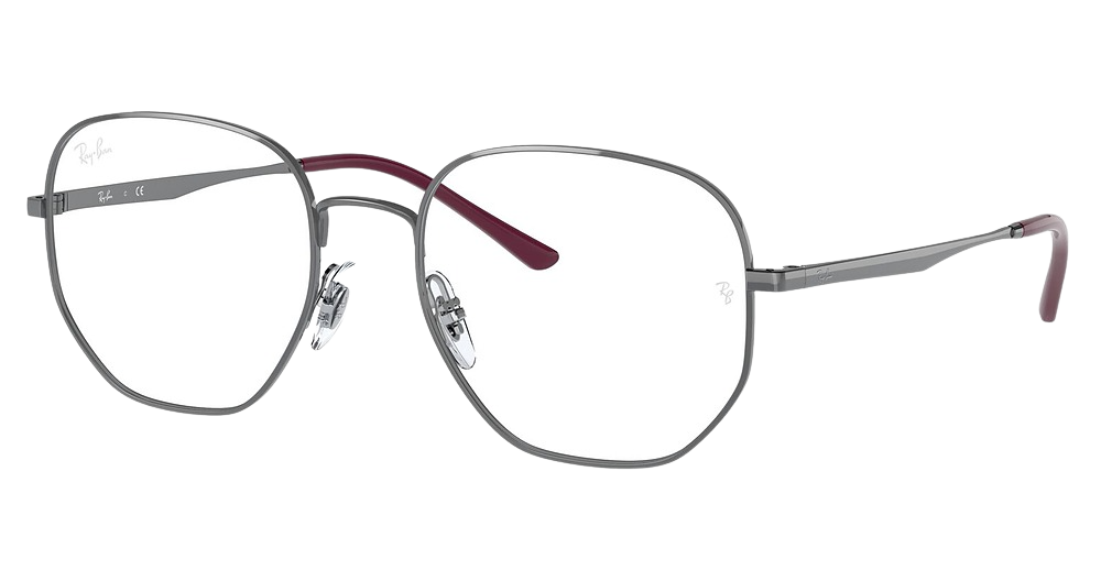 Ray-Ban RX3682VF irregular eyeglasses in Gunmetal