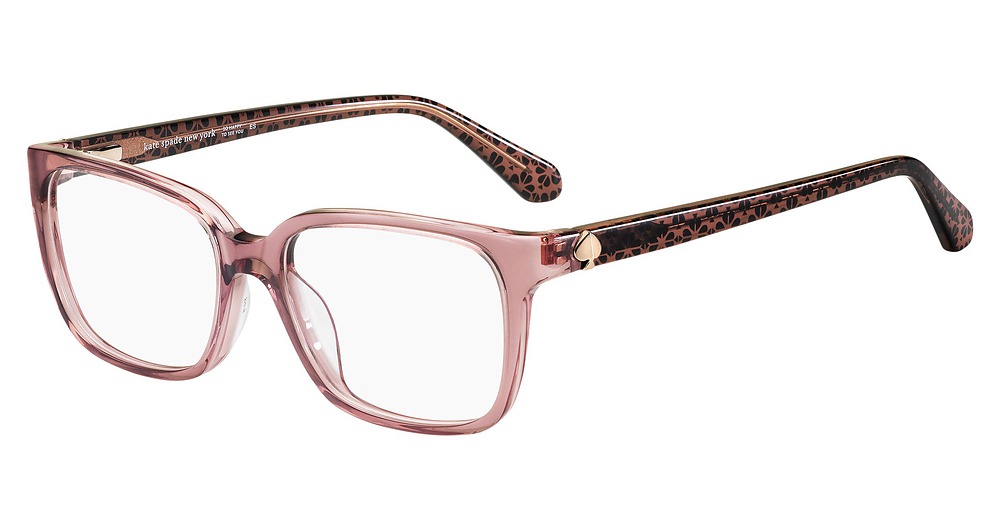 Kate Spade Jordana rectangle eyeglasses in Pink