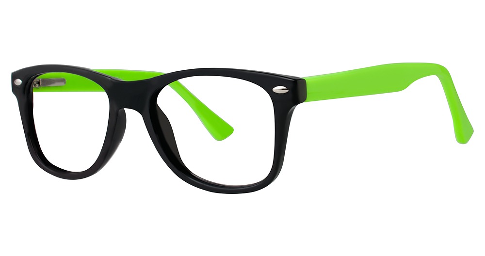 black/lime