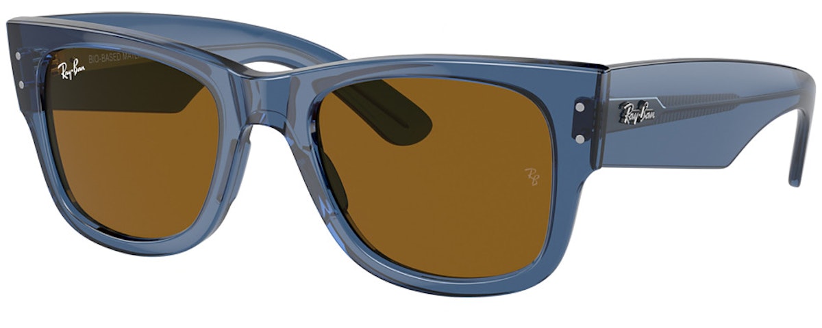 TRANSPARENT BLU / BROWN