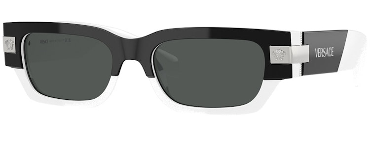 TOP BLACK/WHITE / DARK GREY