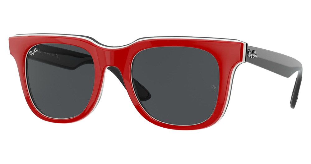 RED WHITE BLACK / DARK GREY