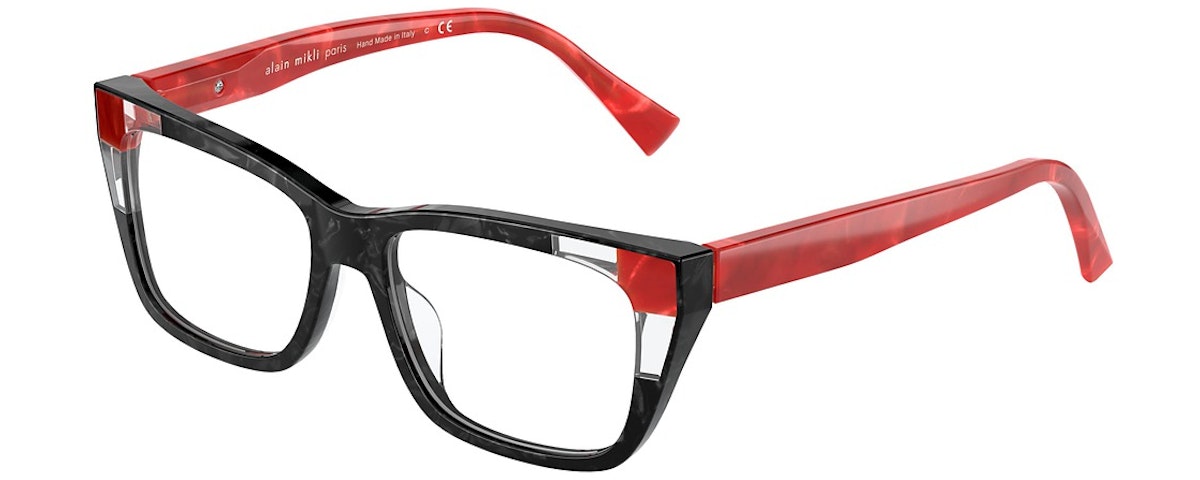 NOIR MIKLI/CRYSTAL/RED