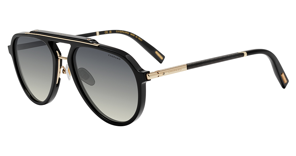 SHINY BLACK WITH GOLD