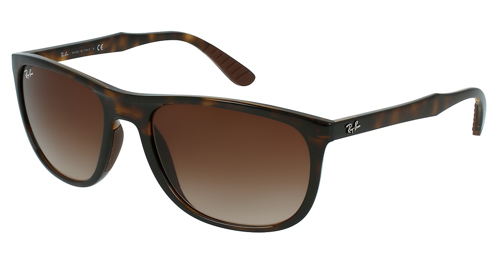 Ray-Ban RB4291 rectangle sunglasses in Light Havana/Brown Gradient Dark Brown