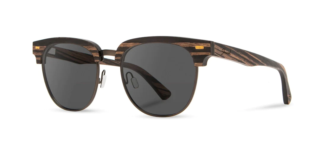 Striped Ebony/ Grey Polarized