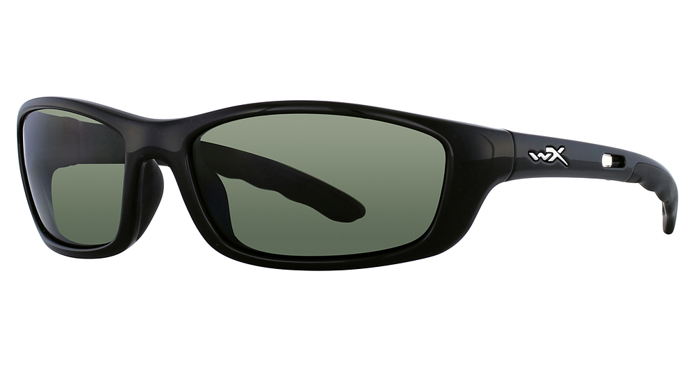 Gloss Black / Polarized Smoke Green