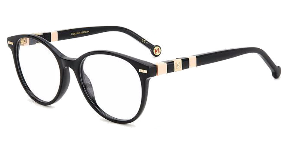 Carolina Herrera HER 0109 cateye eyeglasses in Blacknude