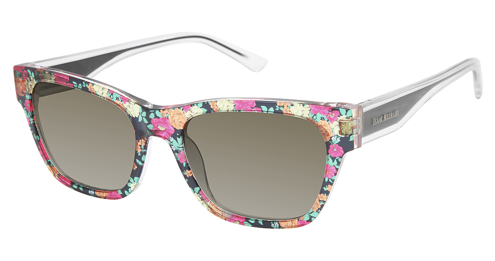Floral / Grey Gradient