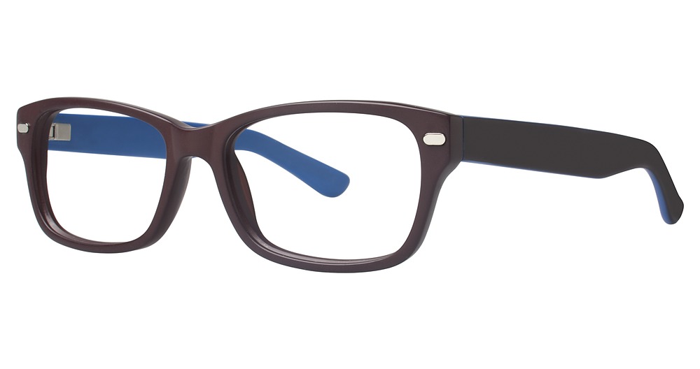 brown matte/blue