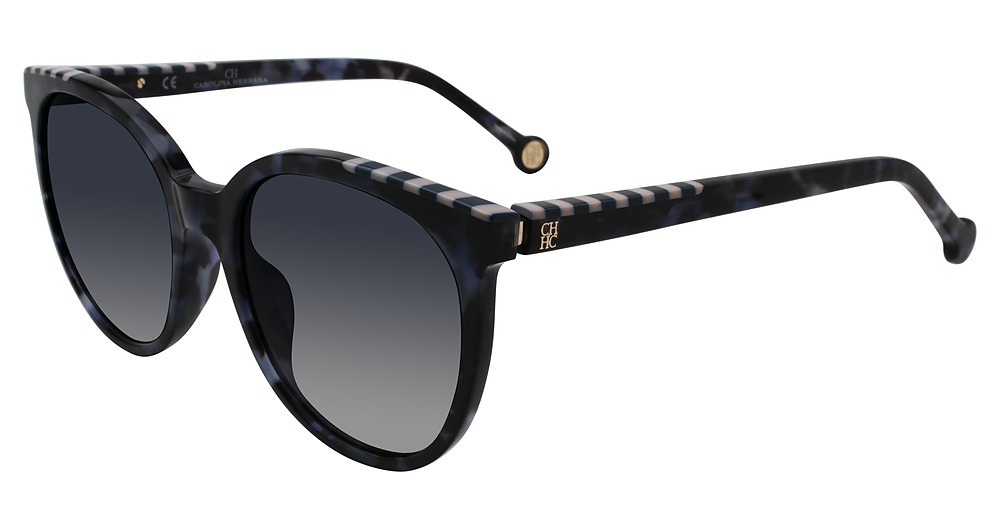 Carolina Herrera SHE794 round sunglasses in Blue 06 Dq