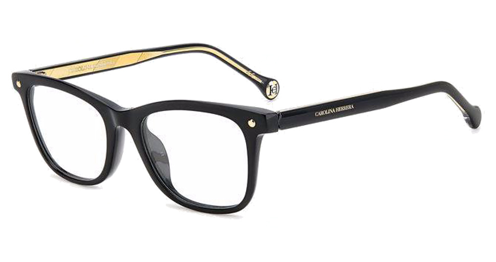 Carolina Herrera HER 0084/G rectangle eyeglasses in Black