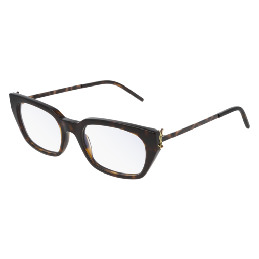Saint Laurent SL M48 rectangle sunglasses in Gold