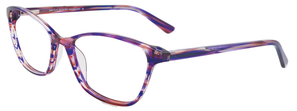 Purple & Orange Marbled