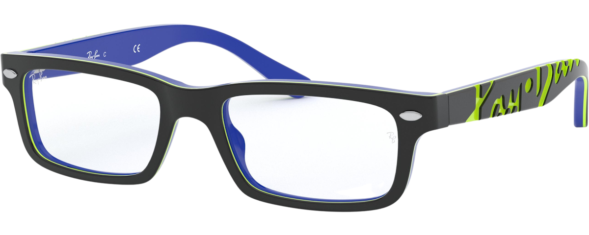 TOP DARK GREY ON BLUE