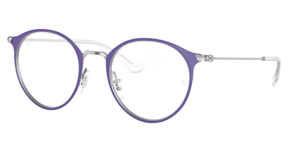 MATTE PURPLE ON SILVER