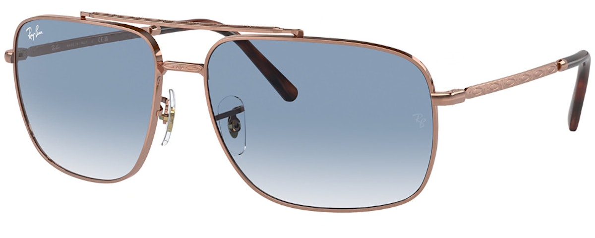 ROSE GOLD / CLEAR GRADIENT BLUE