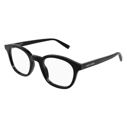 Saint Laurent SL 588 round eyeglasses in Black