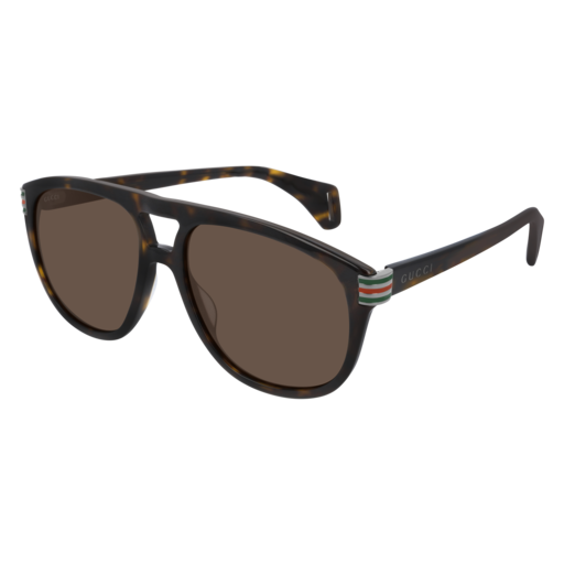 Gucci GG0525S rectangle sunglasses in Havana