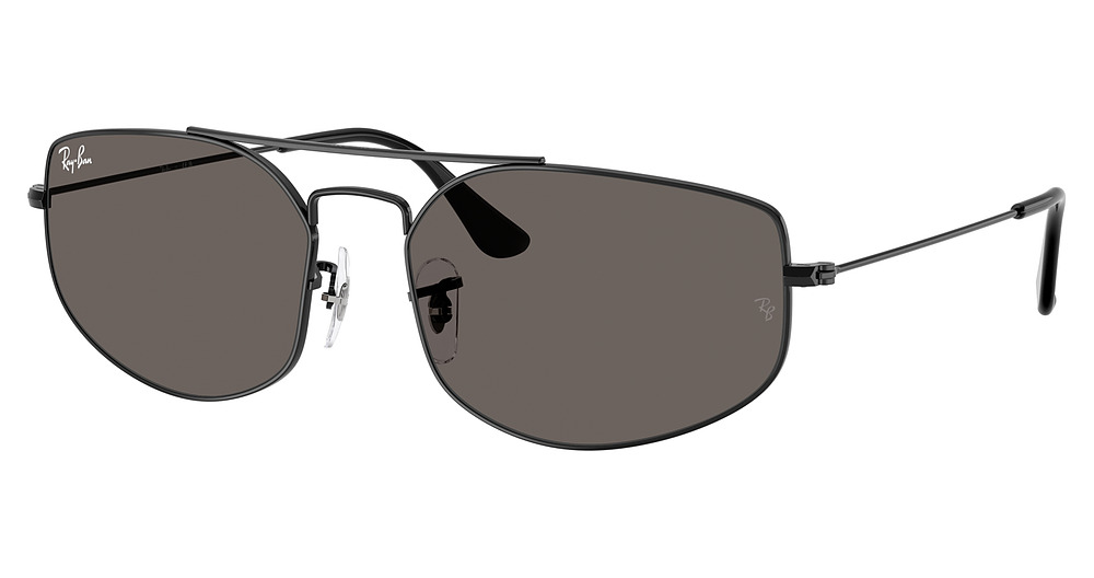 Ray-Ban RB3845 EXPLORER 5 sunglasses in Black/Dark Grey